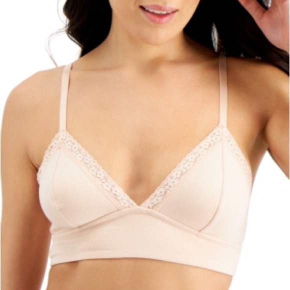 Jenni on Repeat Wide Lace Bralette Nude Small Core Bralette - Picture 1 of 3